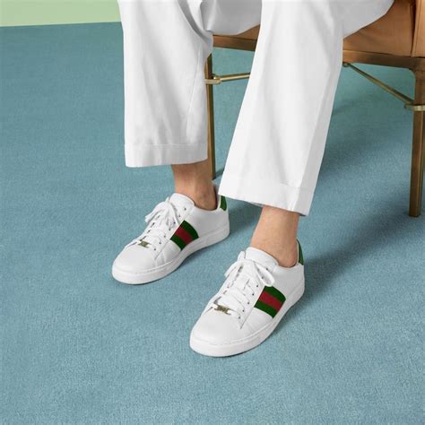 gucci studded shoes mens|gucci ace sneakers women's.